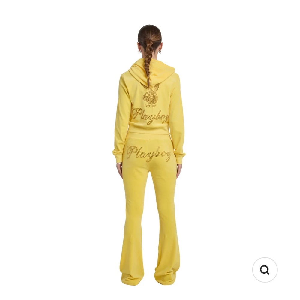 PLAYBOY Vibrant Yellow Hoodie Set